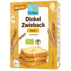 Pural Zwieback Dinkel Butter demeter