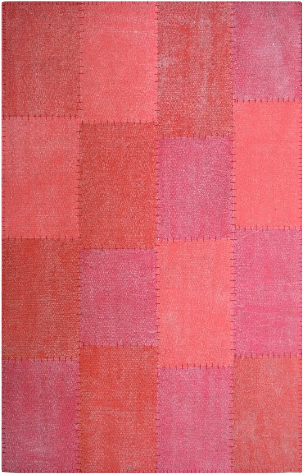 Teppich KAYOOM "Lyrical 110", bunt (multi, rot), B:200cm H:13mm L:290cm, Baumwolle, Teppiche, Teppich, Handgefertigt, hochwertig verarbeitetes Unikat im Antik-Design multi, rot B : 200cm 1 Stk., 13mm, L: 290cm
