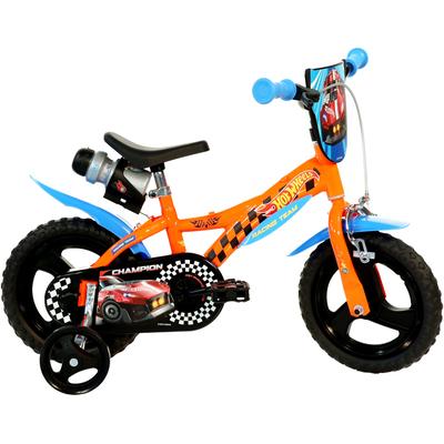 Kinderfahrrad DINO BIKES "Hot Wheels 12" Kinderfahrrad 2-4 Jahre" Gr. 21, orange, Fahrräder, Kinder, 12 Zoll (30,48cm) hinten: 12 Zoll (30,48cm)