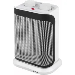 Eurom Keramikheizer 1500W Sub-Heat, Heizlüfter, Schwarz, Weiss