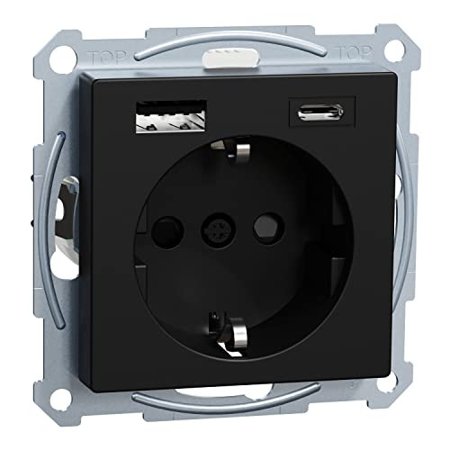 Schneider Electric Merten Schuko-USB-stopcontact MEG2367-0403