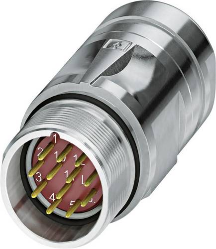 Phoenix Contact M23 Kupplungsteckverbinder mit SPEEDCON 1620002 CA-12M1N8A9503 Silber Inhalt: 1St.