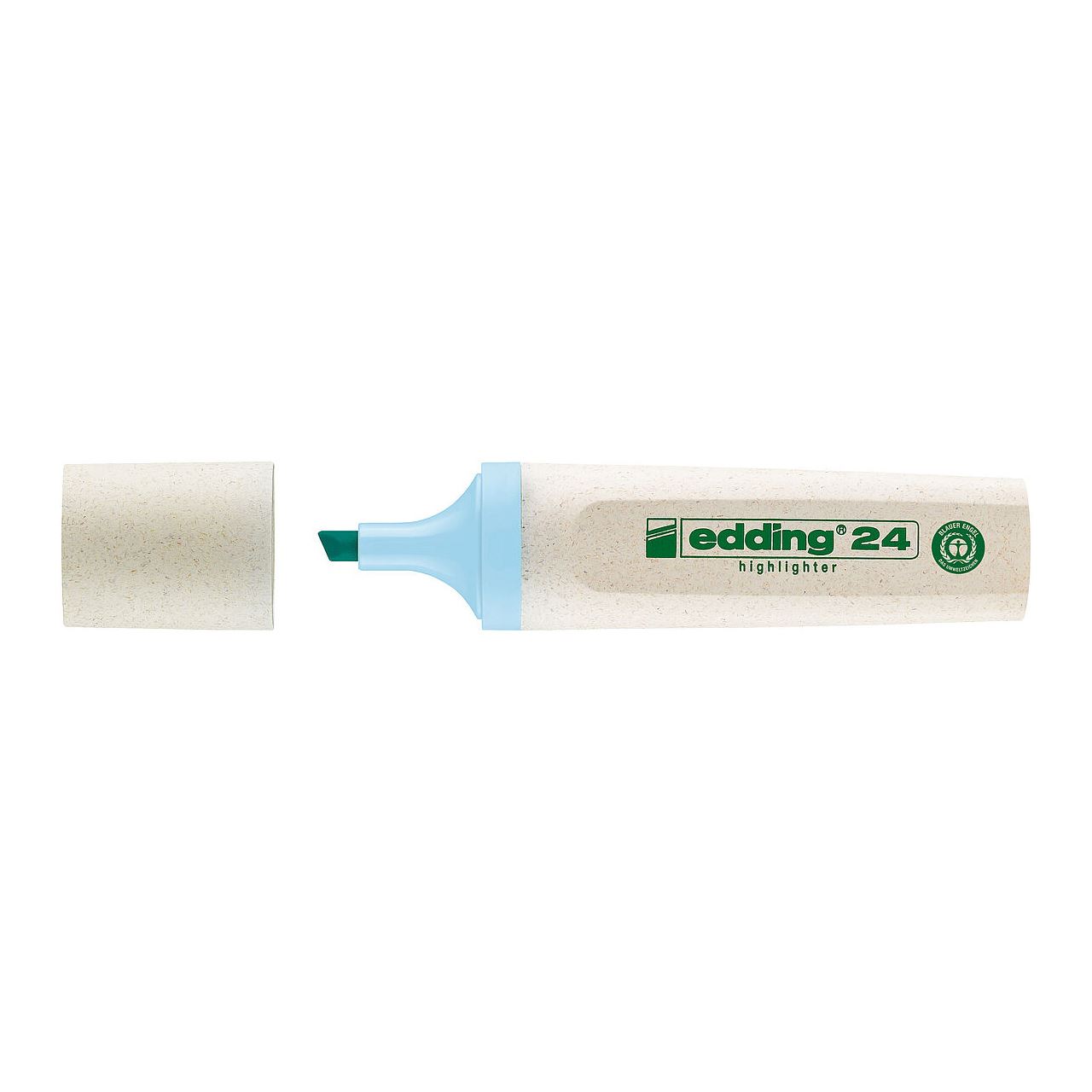 edding Highlighter 24 EcoLine pastell Textmarker blau, 1 St.