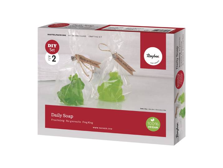 Rayher Bastelset Daily Soap Froschkönig 2 Seifen