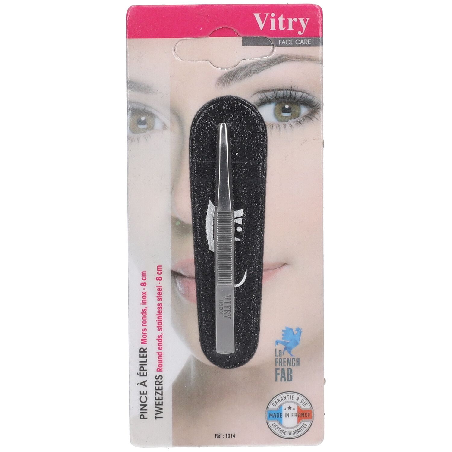 Vitry R14 Pincet Epil Rond Inox 1 St Klammer