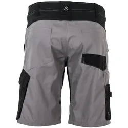 Planam, Arbeitshose, Damen Shorts zink/schwarz S M (M)