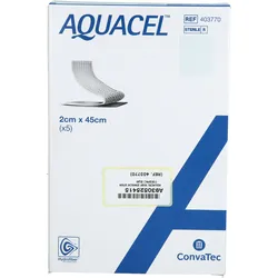 Aquacel Hydrosorption 2x45 cm Tamponaden 5 ST