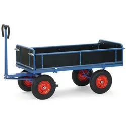Handpritschenwagen 6454L, Luftreifen, Tragkraft 1.000kg - blau