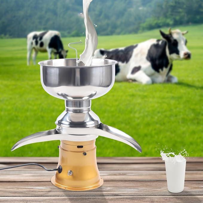 Elektrische Milchzentrifuge Separator 50 L/H Milch-Sahne-Separator Maschine, Rahm Magermilch und Sahne selber Machen