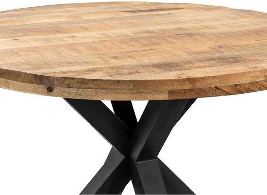 Runde Essensplatte aus Holz - 120 cm