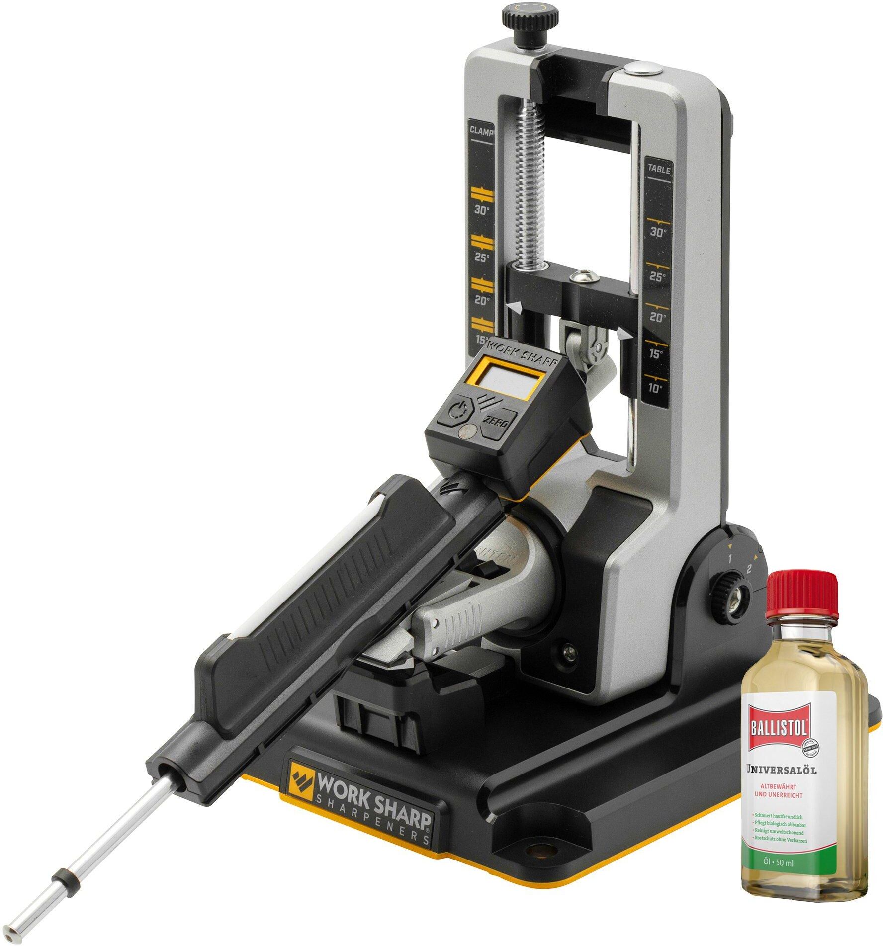 Worksharp System ostrzący Work Sharp Professional Precision Adjust WSBCHPAJ-PRO-I z BEZPŁATNYM olejem do konserwacji Ballistol