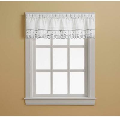 CHF Curtainworks Abby Tailored Valance and Tier Curtain Collection