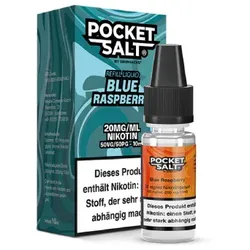 Pocket Salt Blue Raspberry Nicsalt Liquid