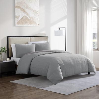 Vera Wang Woven Tucks Reversible Comforter Set