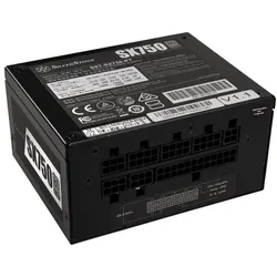 Silverstone SST-SX750-PT V.1.1 SFX power supply 80 PLUS Platinum, modular - 750 watts (750 W), PC Netzteil, Silber, Schwarz