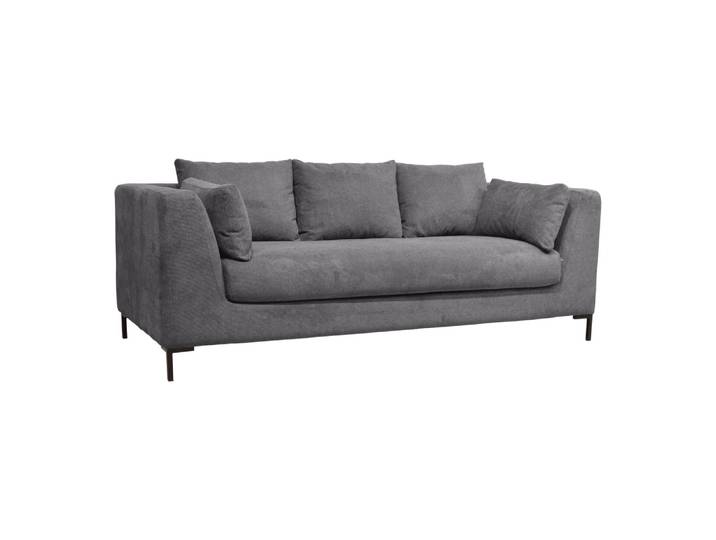 Canapé en tissu 4 places gris