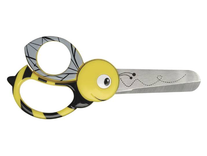 Fiskars Tierschere für Kinder Biene Gelb 13 cm