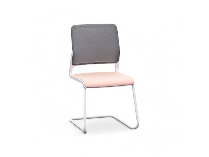 Cantilever Sitag SitagXilium Pink without armrests, Free swinging, New - Perfect for visitors and guests