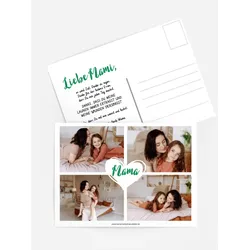 Grußkarten zum Muttertag selbst gestalten mit Spruch und Fotos im Onlinedesigner bei Meine-Kartenmanufaktur.de