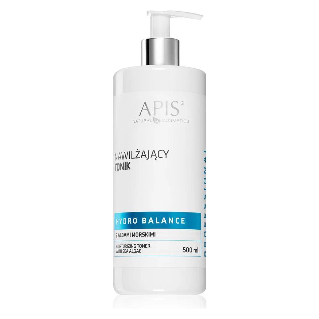 Apis Natural Cosmetics Hydro Balance Moisturizing Toner nawilżający tonik z algami morskimi 500ml (Gesichtswasser, 500 ml) (5901810000004)