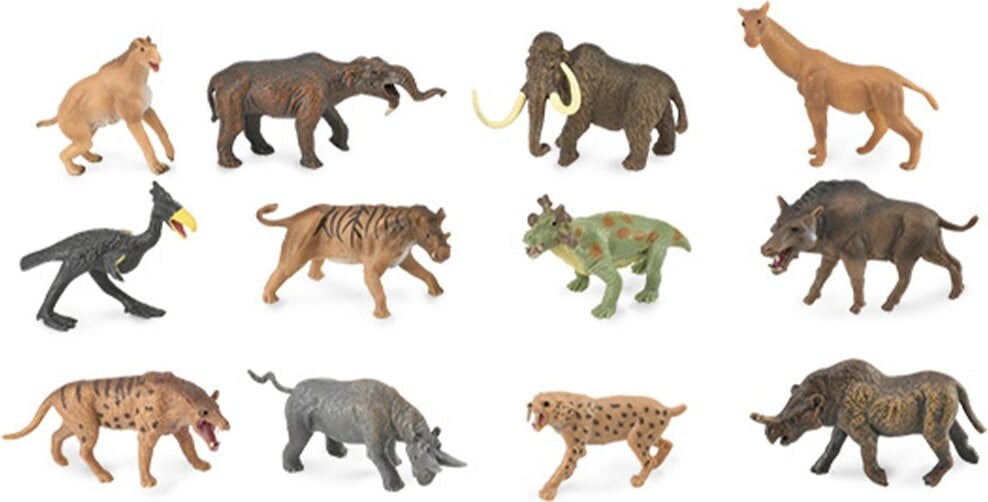 Collecta Speelset Prehistorische Zoogdieren, 12 stuks