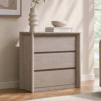afulyperfllc "32"" Modern Oversized Nightstand, Beveled-Edge End Table for Bedroom"