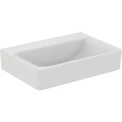 Ideal Standard Connect Waschtisch, ohne Hahnloch, ohne Überlauf, 650x460x175mm, E8105MA, Farbe: Weiß mit Ideal Plus