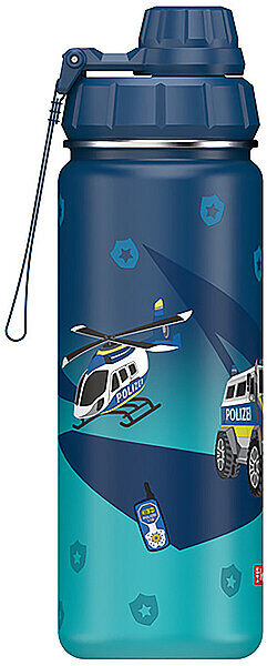 STEP BY STEP Isolierte Edelstahl Trinkflasche Police B