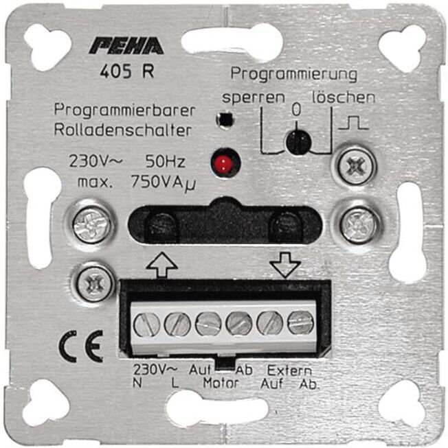 Peha Interrupteur volet roulant encastré UP D 405 R O.A. (00234413)
