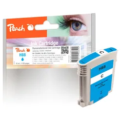 Peach Tintenpatrone cyan kompatibel zu HP No. 88 c, C9386AE