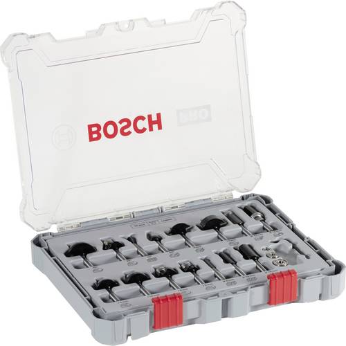 Fräser-Set, 6-mm-Schaft, 15-teilig Bosch Accessories 2607017471