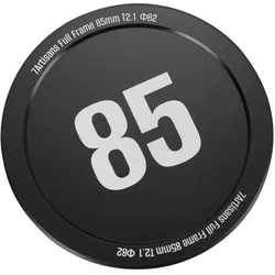 7artisans 85T21B-EF INF 85mm T2.1 INFINTE EF Mount (Black) (Canon EF, Vollformat), Objektiv, Schwarz