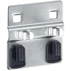 Bott, Werkzeugwand, Doppelte Werkzeugklemme B60xT60xD2x19 mm für Lochplatten für Lochplatten