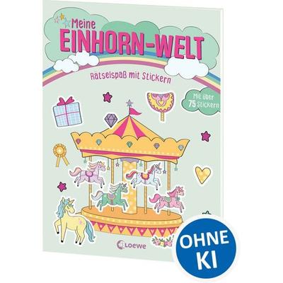 Meine Einhorn-Welt - Rätselspaß mit Stickern, Taschenbuch von , Loewe, 978-3-7432-2424-7