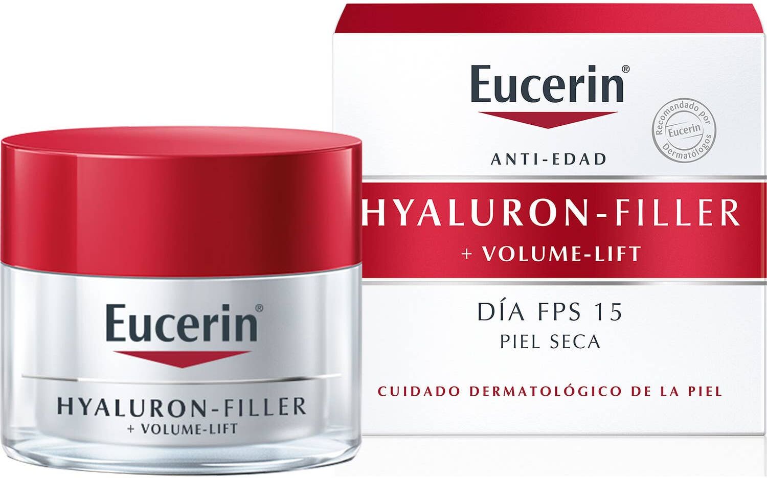 Eucerin Hyaluron-Filler + Volume-Lift Día Spf15 Piel Seca 50 ml