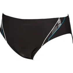 ARENA Herren Badehose Slip Skid, Größe 5 in Schwarz Schwarz