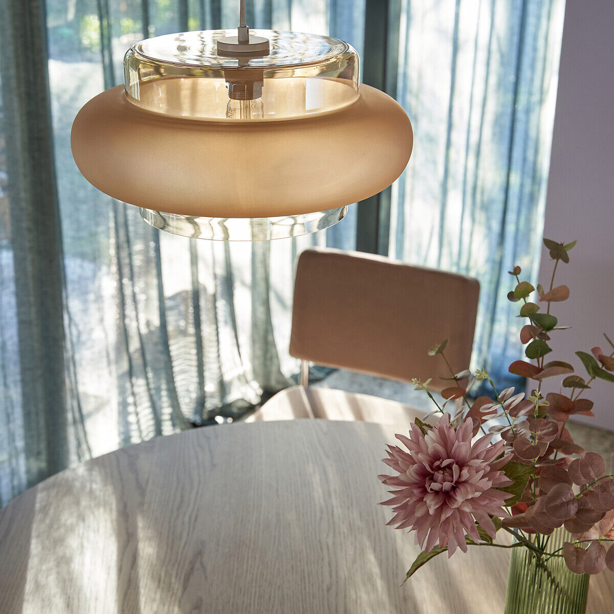 LA REDOUTE INTERIEURS Suspension en verre coloré Ø40 cm, Triana