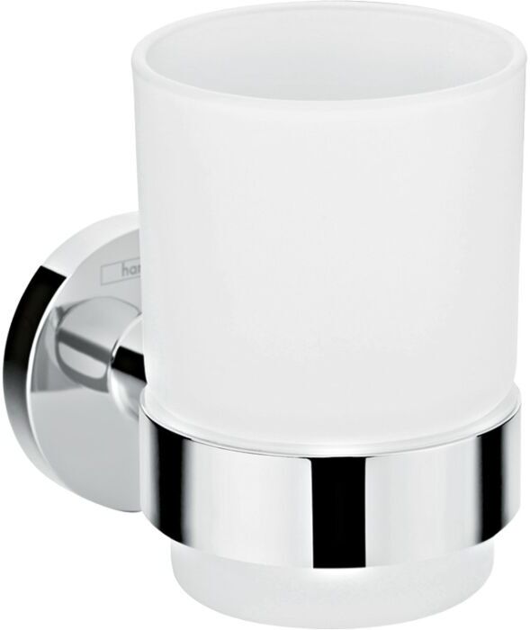 Hansgrohe Logis Universal Zahnputzbecher 41718000 chrom, mit Becher