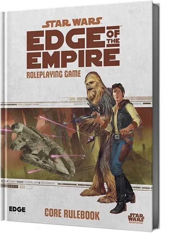 Star Wars: Edge of the Empire RPG Core Rulebook for Gamers, 448-Page Guide with Essential Rules and Setting Information