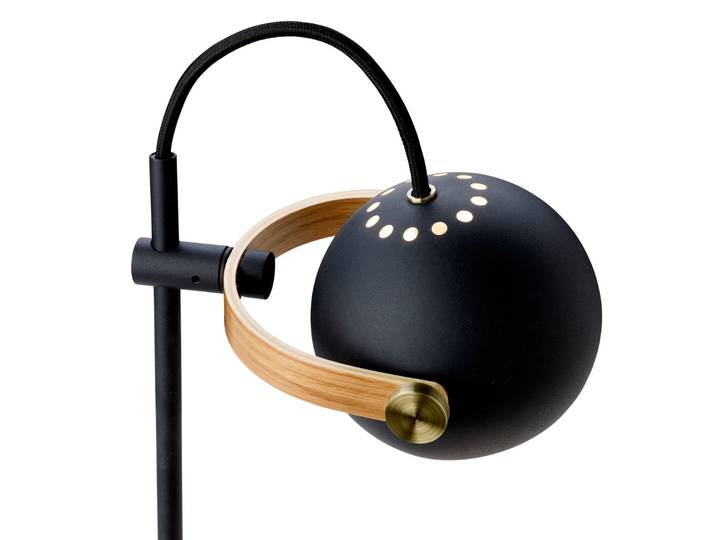 DC PORTABLE LED-Akkuleuchte, schwarz, Metall - Halo Design - Wohnzimmer - Einflammig
