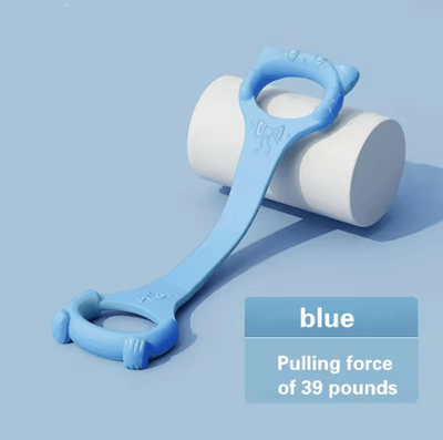 Inspire Picks 8 Shaped Resistance Band Figure 8 Pull Up And Full Body Exercise Stretch Band blue
