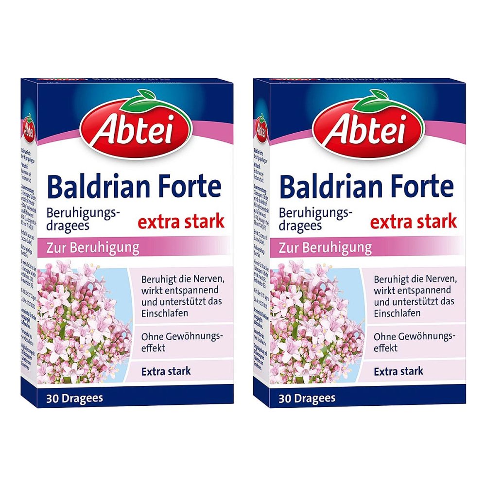 Perrigo Deutschland GmbH Abtei Baldrian Forte überzogene Tabletten 08104336