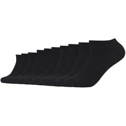 10er Pack s.Oliver Essentials Gekämmte Baumwolle Sneakersocken 0005 - black 35-38