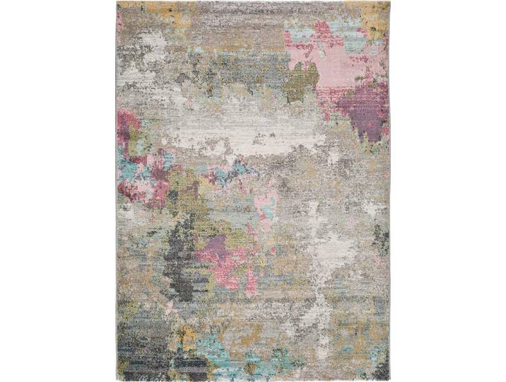 Tapis abstrait gris/multicolore 140x200 cm