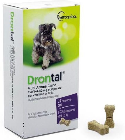 Drontal Multi Aroma Carne Per Cani 24 Compresse