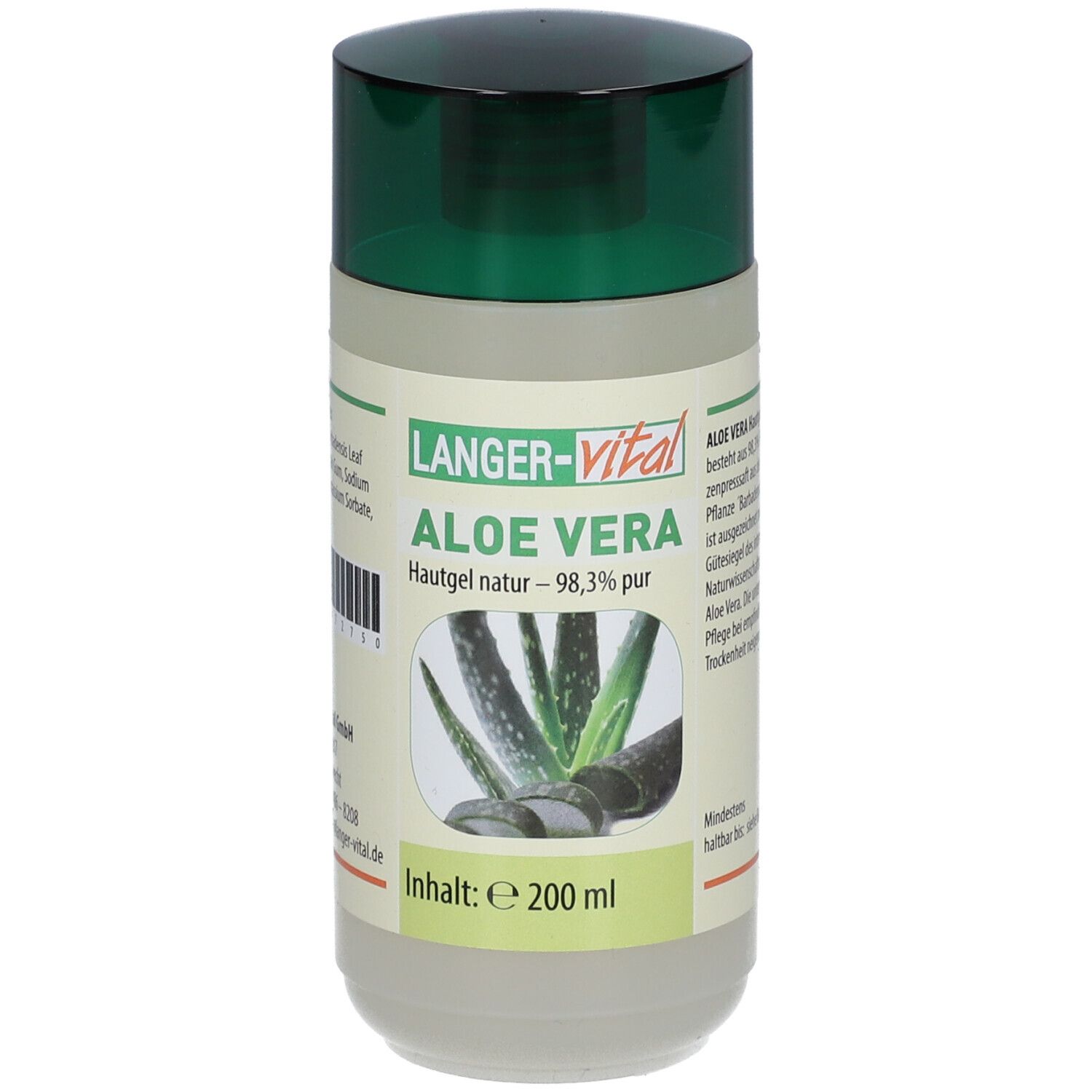 Aloe Vera Hautgel 98,3% pur 200 ml Gel