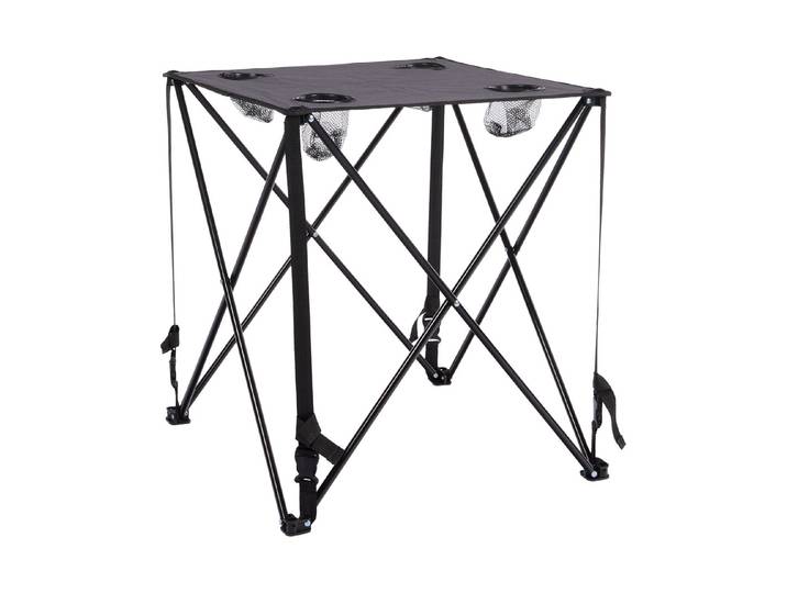 Campingtisch 56x56x60cm Dunkelgrau