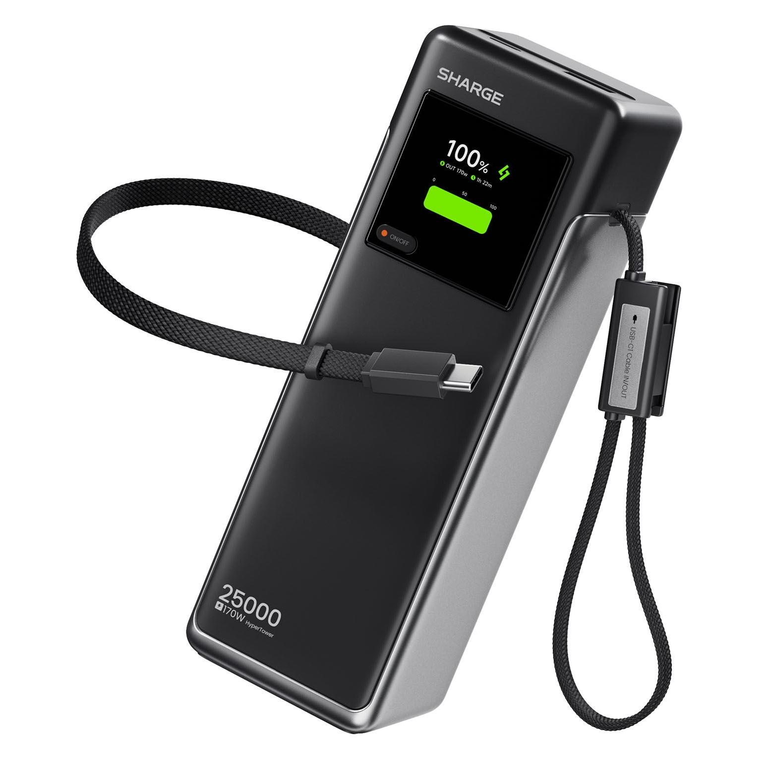 Sharge HyperTower 170 (25000 mAh, 170 W, 37 Wh) (YDD-SG-170-YDCC-HEI)