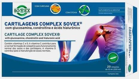 SOVEX® CARTILAGENS COMPLEX SOVEX 20 AMPOLAS