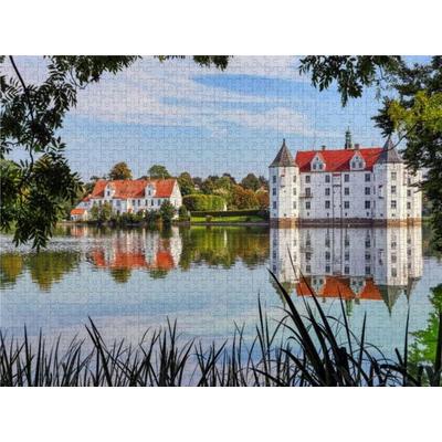 CALVENDO Puzzle Wasserschloss Glückstadt | 1000 Teile Lege-Größe 64x48cm Foto-Puzzle für glückliche Stunden